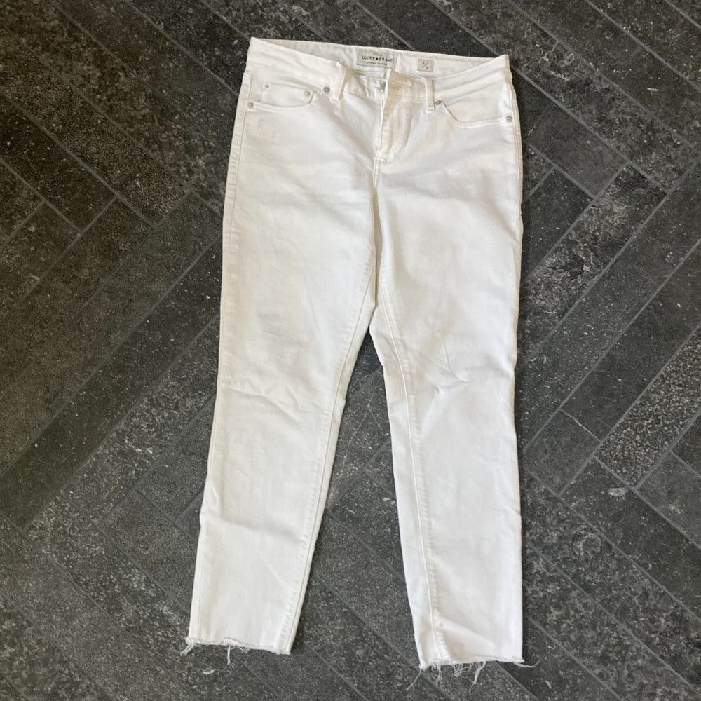 Lucky Brand Lolita Skinny White Jeans size 6